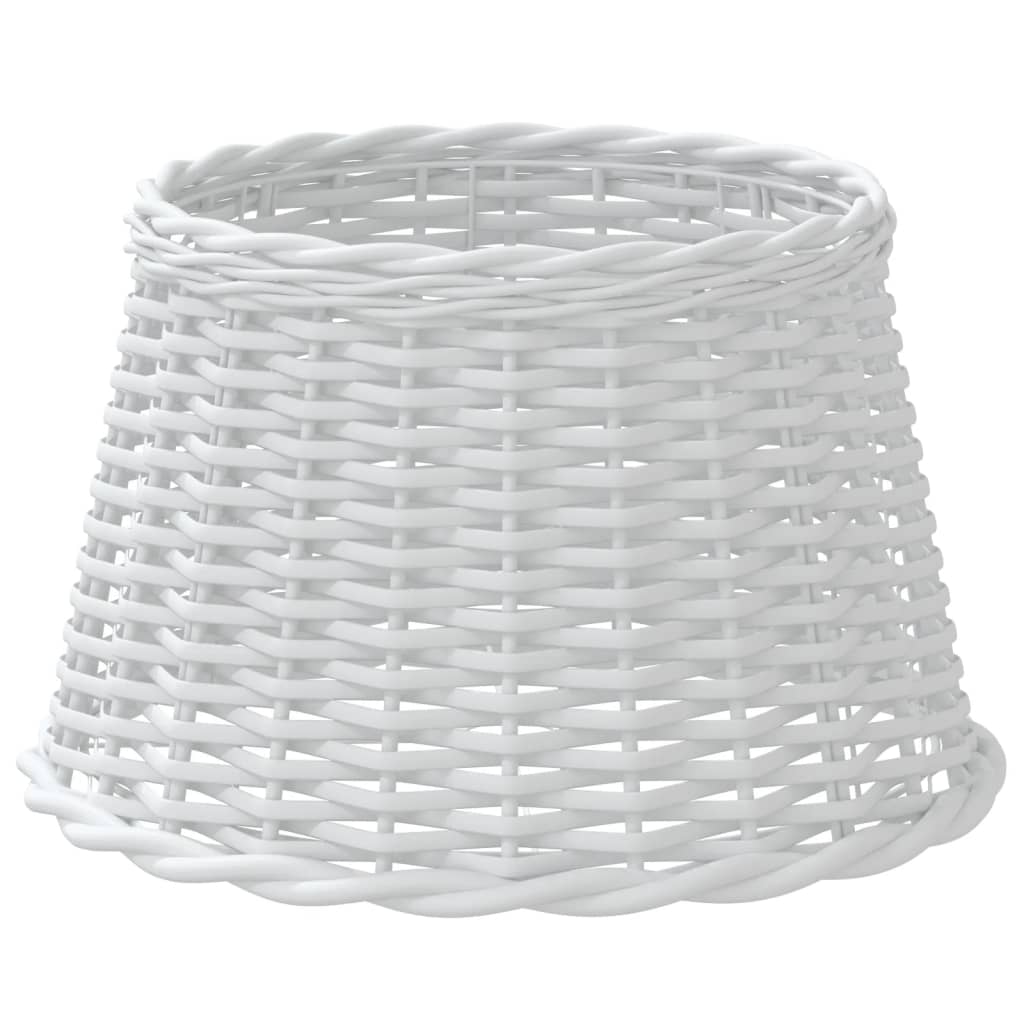 vidaXL Abajur lustră, alb, Ø45 x 28 cm, răchită vidaXL Abajur lustră, alb, Ø45 x 28 cm, răchită