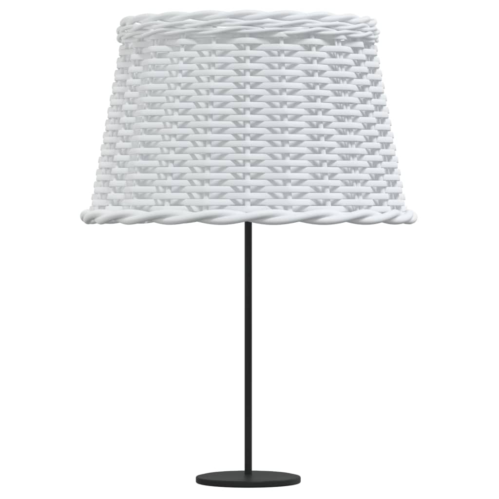 vidaXL Abajur lustră, alb, Ø45 x 28 cm, răchită vidaXL Abajur lustră, alb, Ø45 x 28 cm, răchită