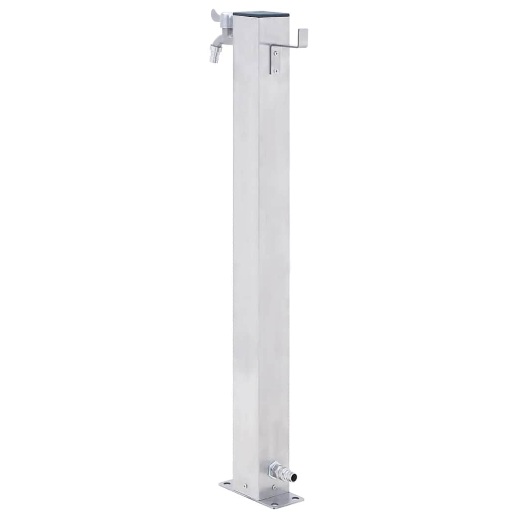 vidaXL Coloană de apă de grădină, 60 cm, oțel inoxidabil, pătrat vidaXL Coloană de apă de grădină, 60 cm, oțel inoxidabil, pătrat