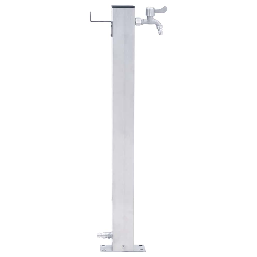vidaXL Coloană de apă de grădină, 100 cm, oțel inoxidabil, pătrat vidaXL Coloană de apă de grădină, 100 cm, oțel inoxidabil, pătrat