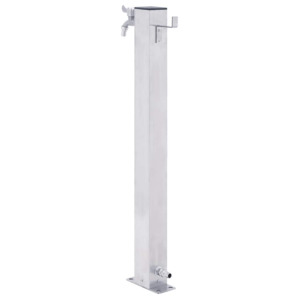 vidaXL Coloană de apă de grădină, 100 cm, oțel inoxidabil, pătrat vidaXL Coloană de apă de grădină, 100 cm, oțel inoxidabil, pătrat