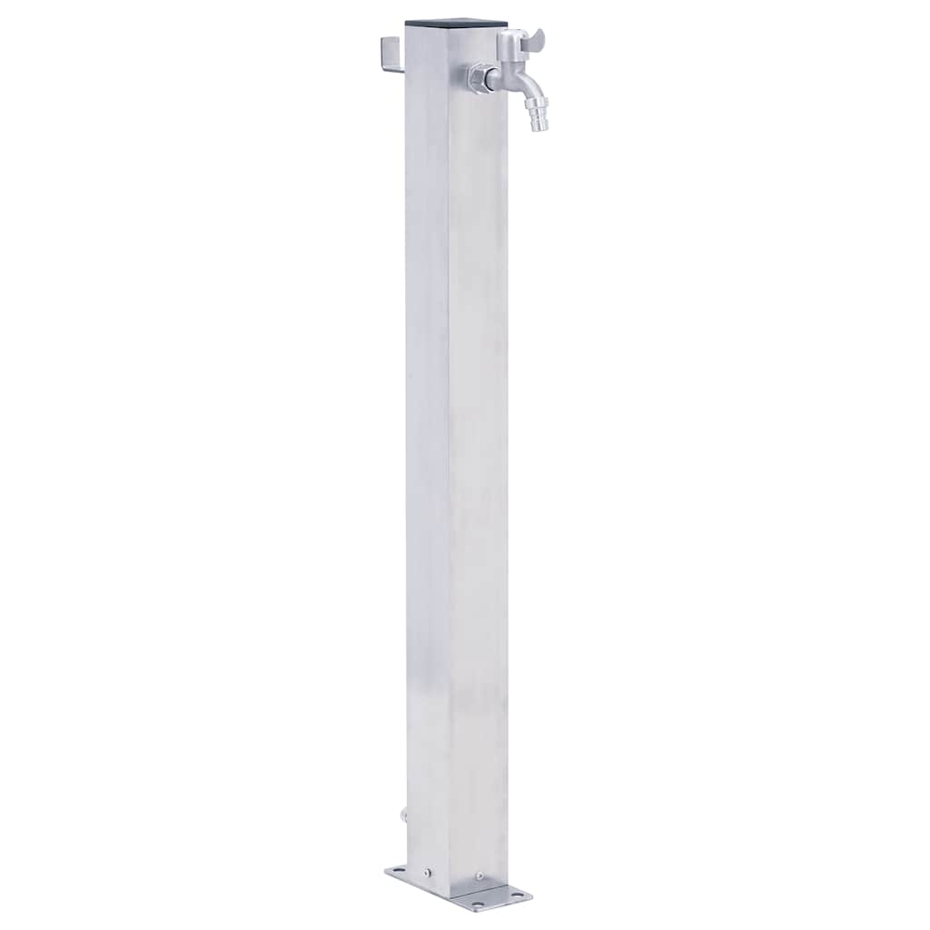 vidaXL Coloană de apă de grădină, 100 cm, oțel inoxidabil, pătrat vidaXL Coloană de apă de grădină, 100 cm, oțel inoxidabil, pătrat