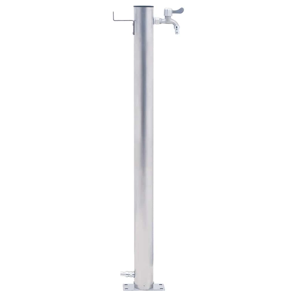 vidaXL Coloană de apă de grădină, 40 cm, oțel inoxidabil, rotund vidaXL Coloană de apă de grădină, 40 cm, oțel inoxidabil, rotund