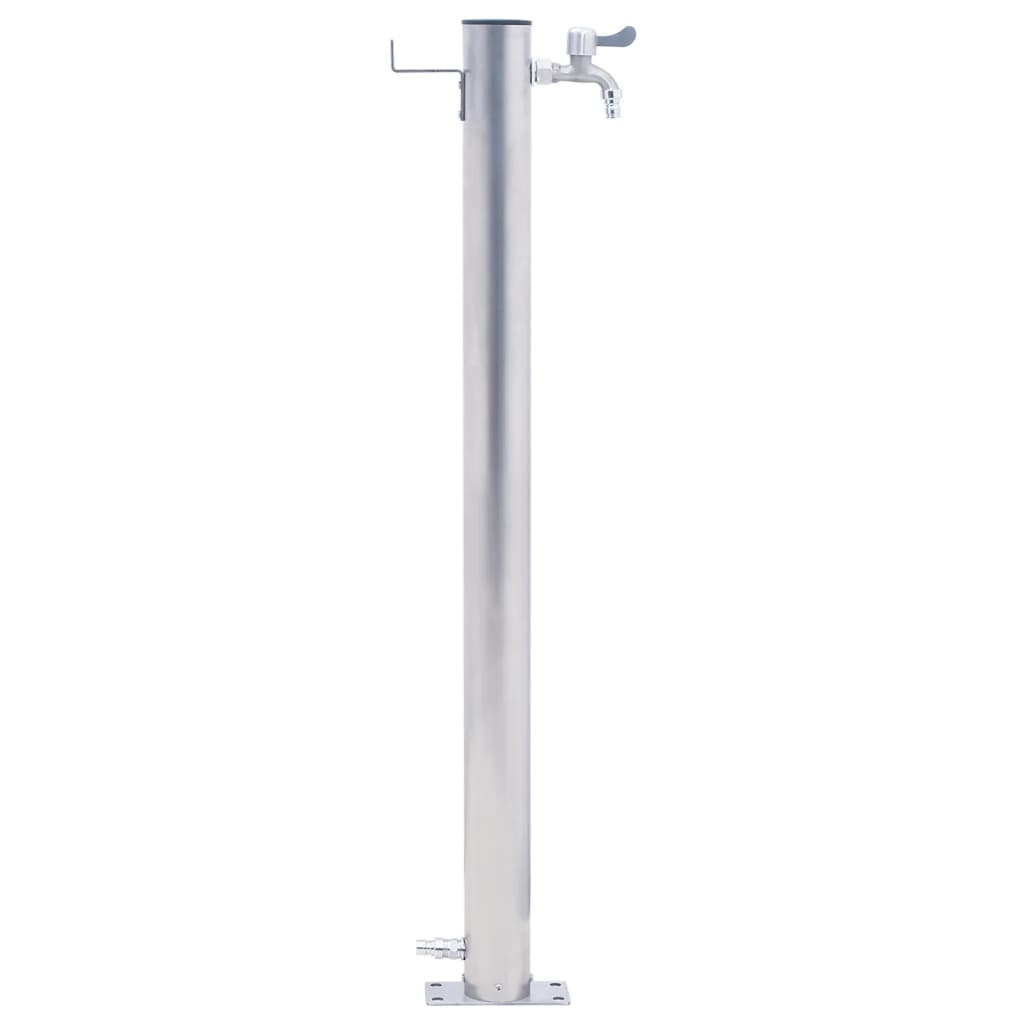 vidaXL Coloană de apă de grădină, 60 cm, oțel inoxidabil, rotund vidaXL Coloană de apă de grădină, 60 cm, oțel inoxidabil, rotund