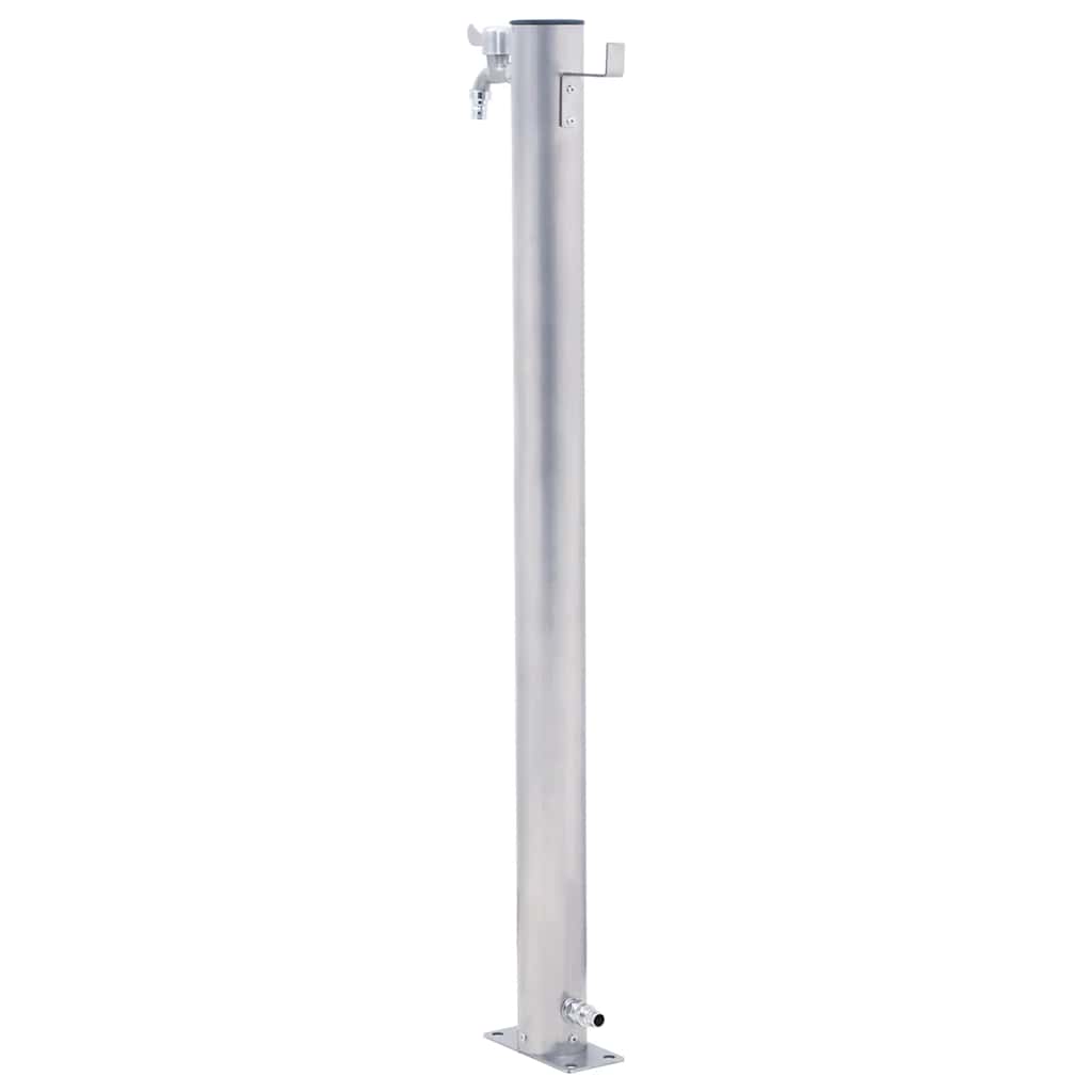 vidaXL Coloană de apă de grădină, 100 cm, oțel inoxidabil, rotund vidaXL Coloană de apă de grădină, 100 cm, oțel inoxidabil, rotund