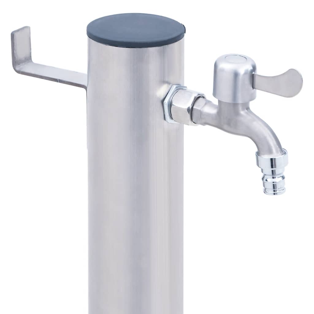 vidaXL Coloană de apă de grădină, 100 cm, oțel inoxidabil, rotund vidaXL Coloană de apă de grădină, 100 cm, oțel inoxidabil, rotund