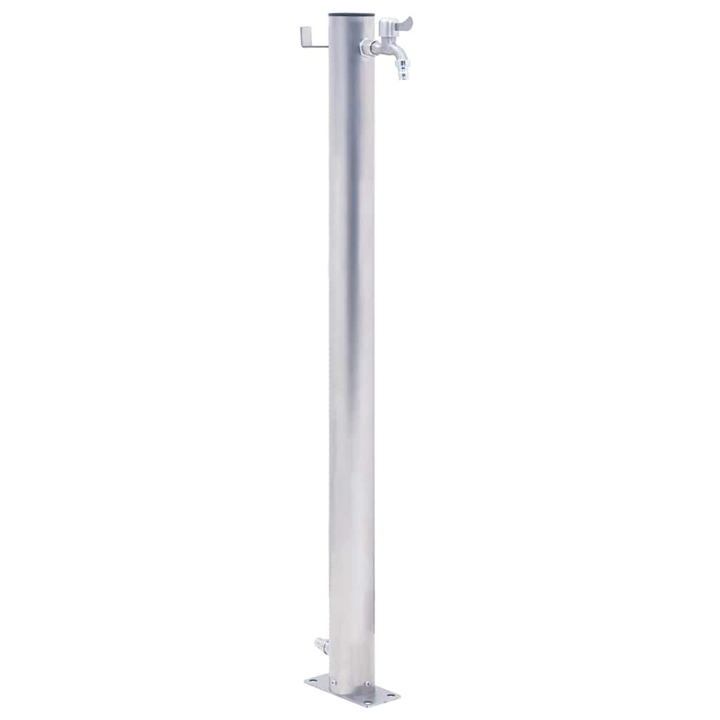 vidaXL Coloană de apă de grădină, 100 cm, oțel inoxidabil, rotund vidaXL Coloană de apă de grădină, 100 cm, oțel inoxidabil, rotund