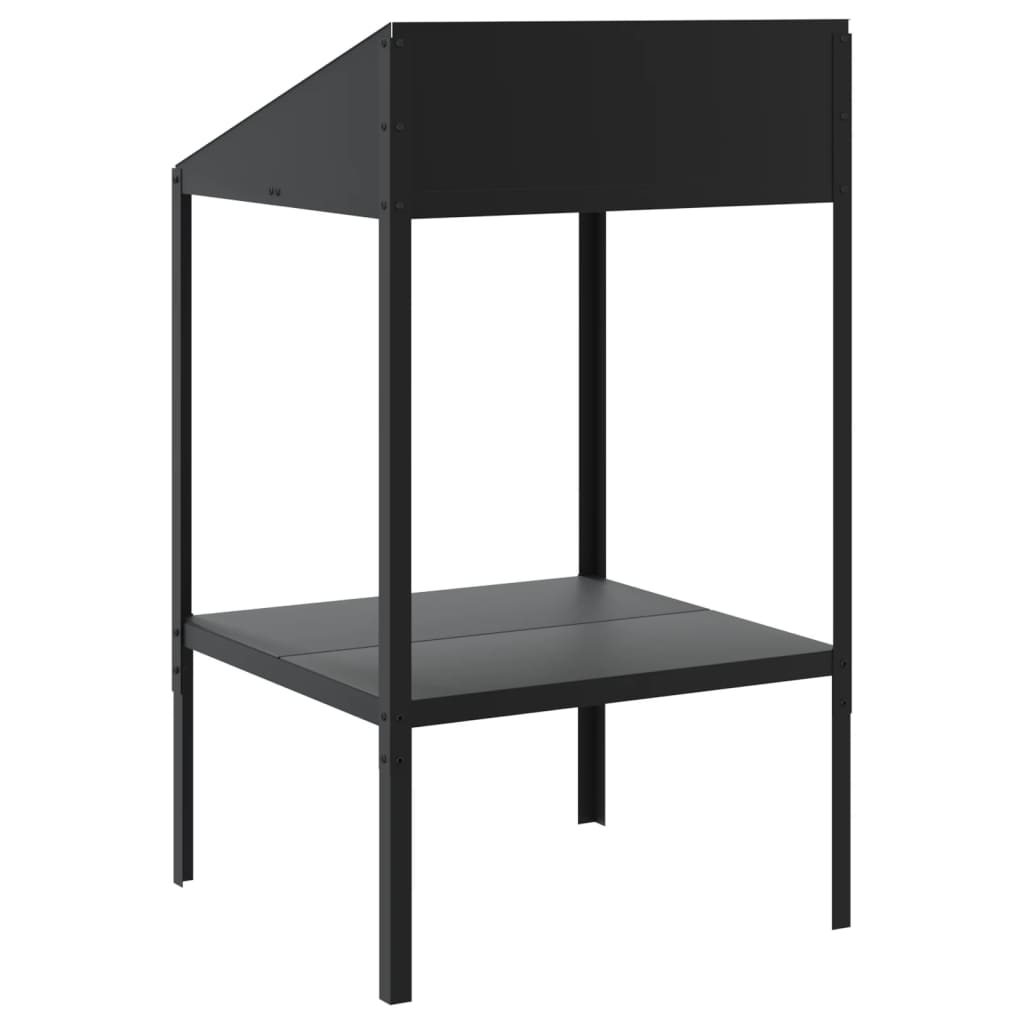 vidaXL Suport de plante, antracit, 56,5x54,5x100 cm, oțel galvanizat vidaXL Suport de plante, antracit, 56,5x54,5x100 cm, oțel galvanizat
