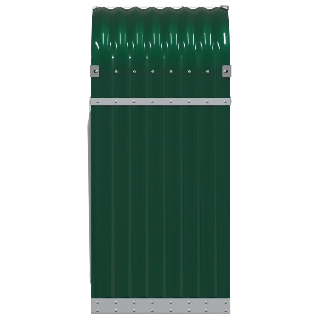 vidaXL Suport pentru bușteni verde 40x45x100 cm oțel galvanizat vidaXL Suport pentru bușteni verde 40x45x100 cm oțel galvanizat