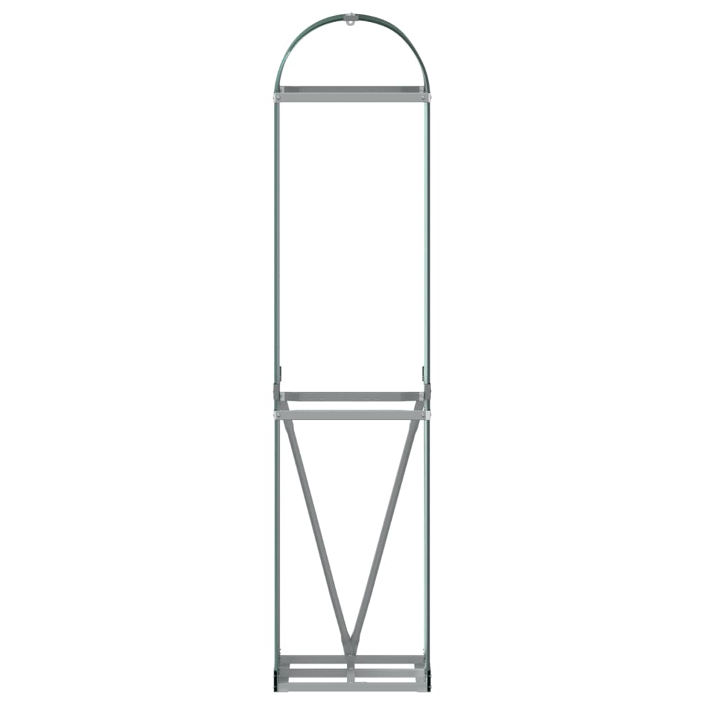 vidaXL Suport pentru bușteni verde 40x45x170 cm oțel galvanizat vidaXL Suport pentru bușteni verde 40x45x170 cm oțel galvanizat