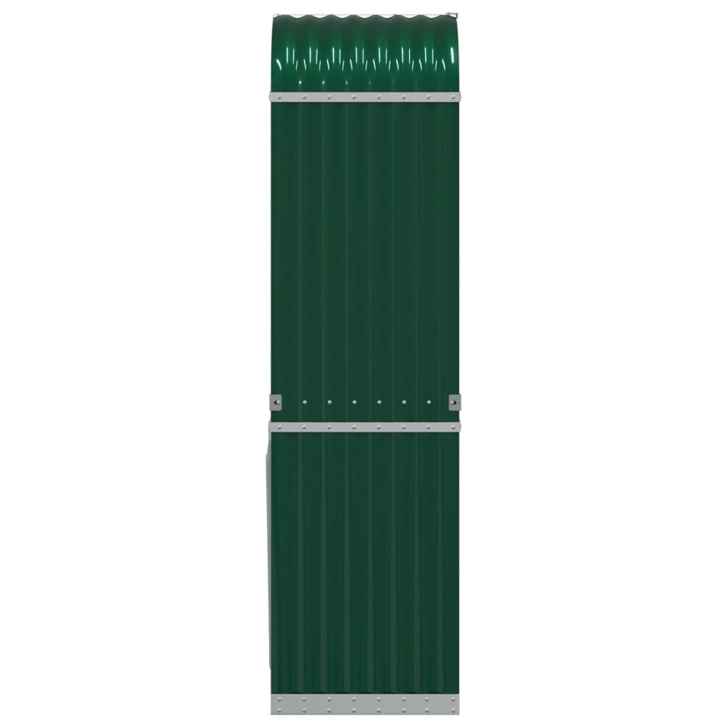 vidaXL Suport pentru bușteni verde 40x45x170 cm oțel galvanizat vidaXL Suport pentru bușteni verde 40x45x170 cm oțel galvanizat