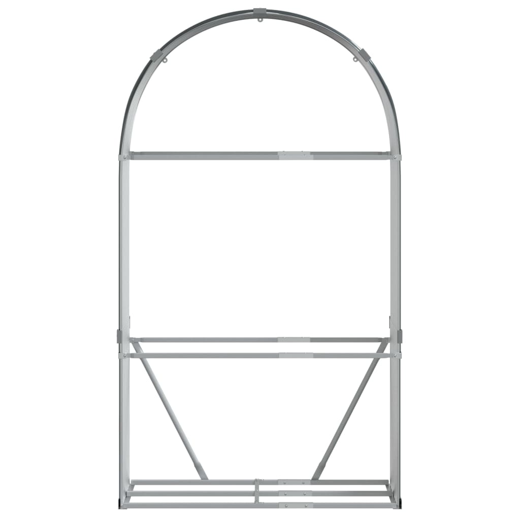 vidaXL Suport de bușteni, antracit, 120x45x210 cm, oțel galvanizat
