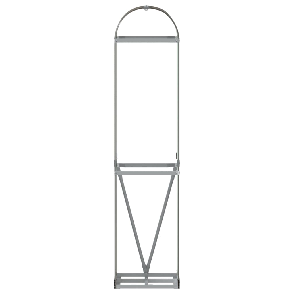 vidaXL Suport pentru bușteni, maro, 40x45x170 cm, oțel galvanizat vidaXL Suport pentru bușteni, maro, 40x45x170 cm, oțel galvanizat