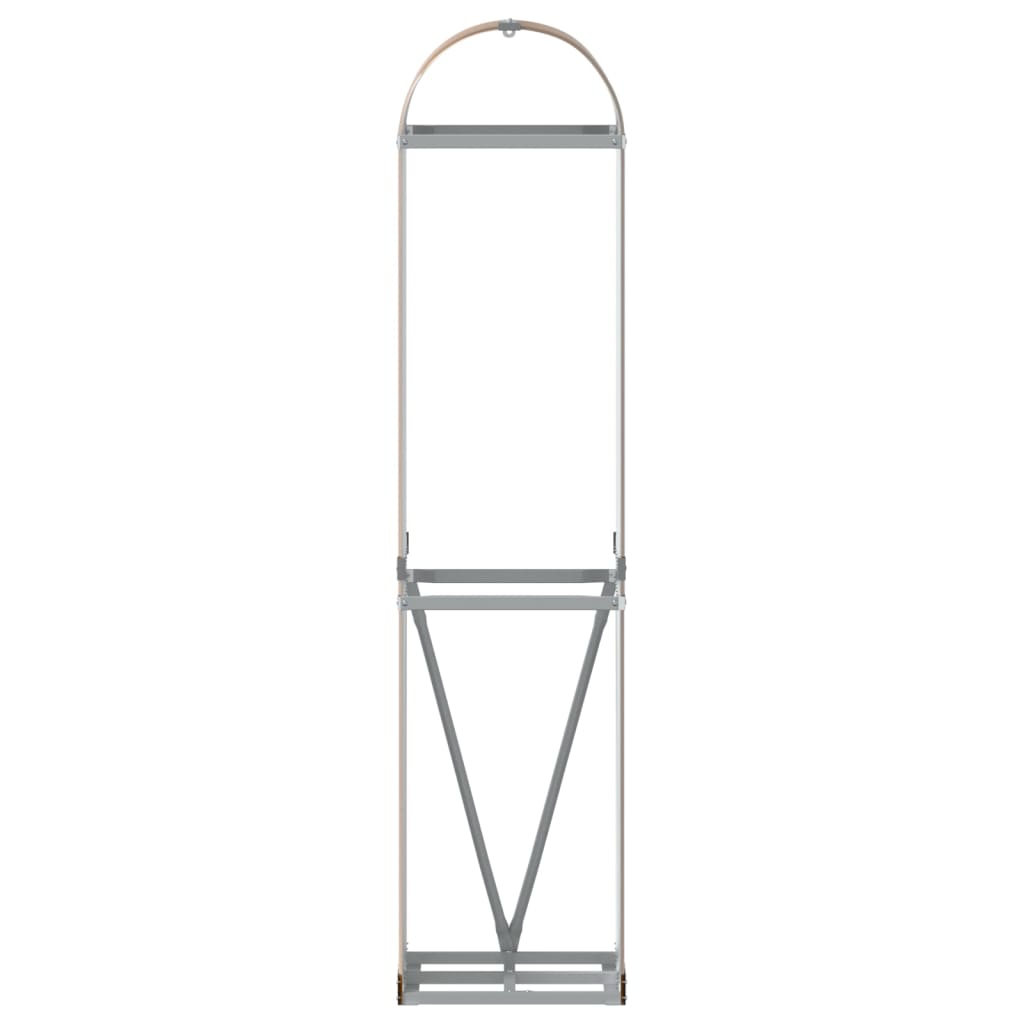 vidaXL Suport de bușteni, aspect de lemn, 40x45x170 cm, oțel galvanizat vidaXL Suport de bușteni, aspect de lemn, 40x45x170 cm, oțel galvanizat