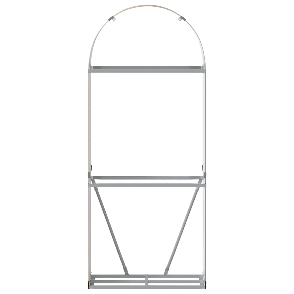 vidaXL Suport de bușteni, aspect de lemn, 80x45x190 cm, oțel galvanizat vidaXL Suport de bușteni, aspect de lemn, 80x45x190 cm, oțel galvanizat