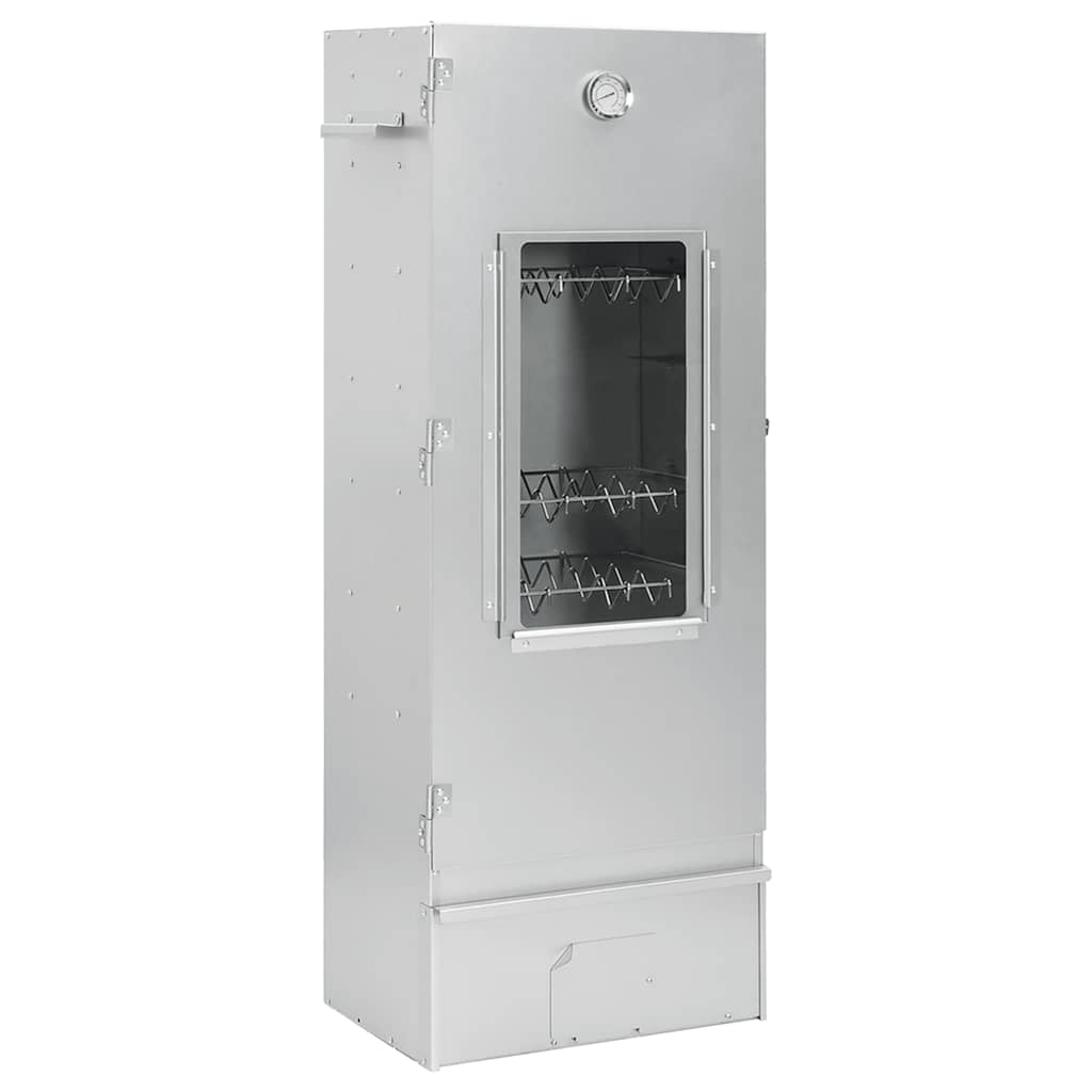 vidaXL Afumătoare grătar cu așchii lemn 44,5x29x110 cm oțel galvanizat vidaXL Afumătoare grătar cu așchii lemn 44,5x29x110 cm oțel galvanizat