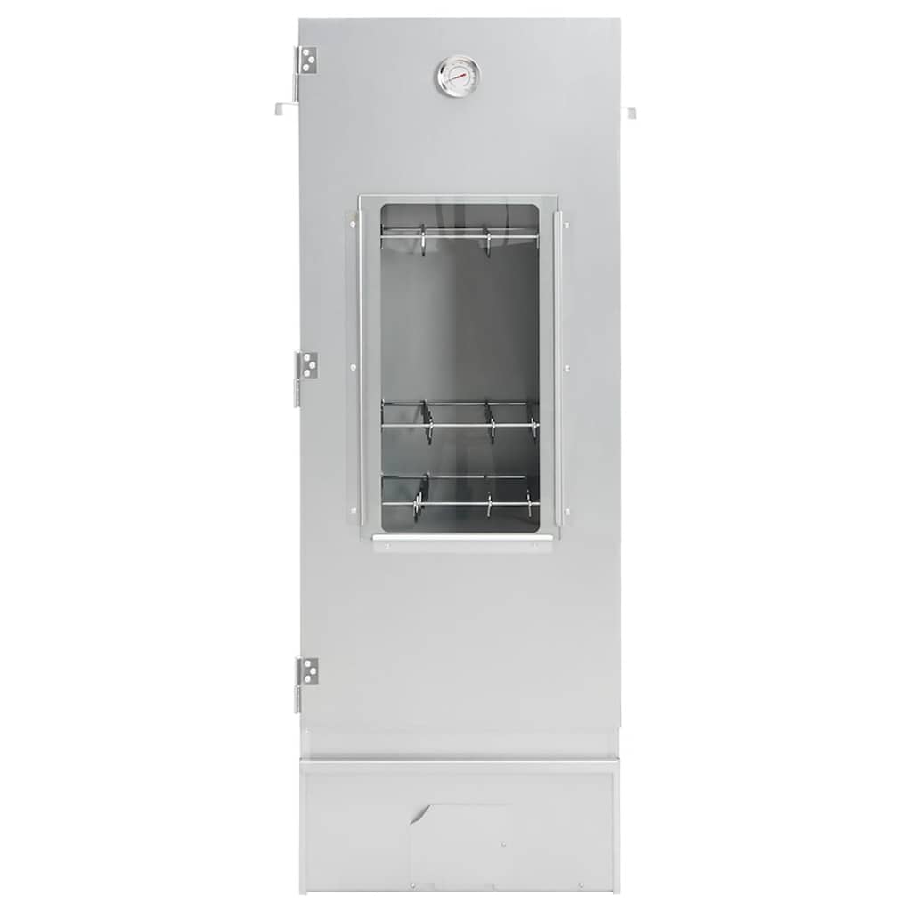 vidaXL Afumătoare grătar cu așchii lemn 44,5x29x110 cm oțel galvanizat vidaXL Afumătoare grătar cu așchii lemn 44,5x29x110 cm oțel galvanizat