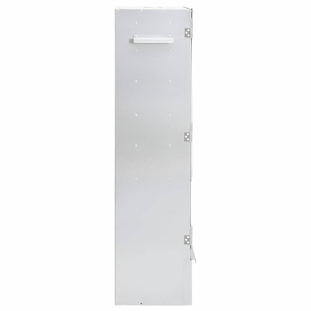 vidaXL Afumătoare grătar cu așchii lemn 44,5x29x110 cm oțel galvanizat vidaXL Afumătoare grătar cu așchii lemn 44,5x29x110 cm oțel galvanizat