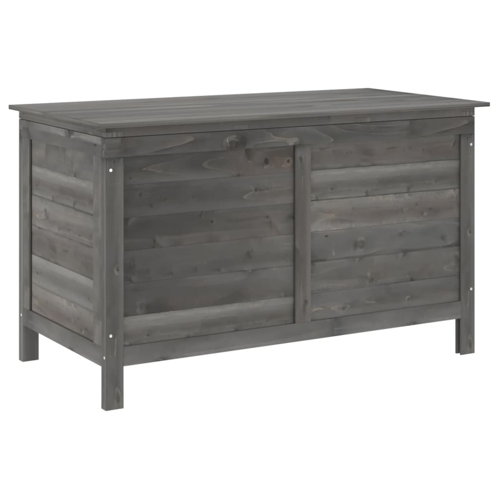 vidaXL Ladă depozitare grădină antracit 99x49,5x58,5cm lemn masiv brad vidaXL Ladă depozitare grădină antracit 99x49,5x58,5cm lemn masiv brad