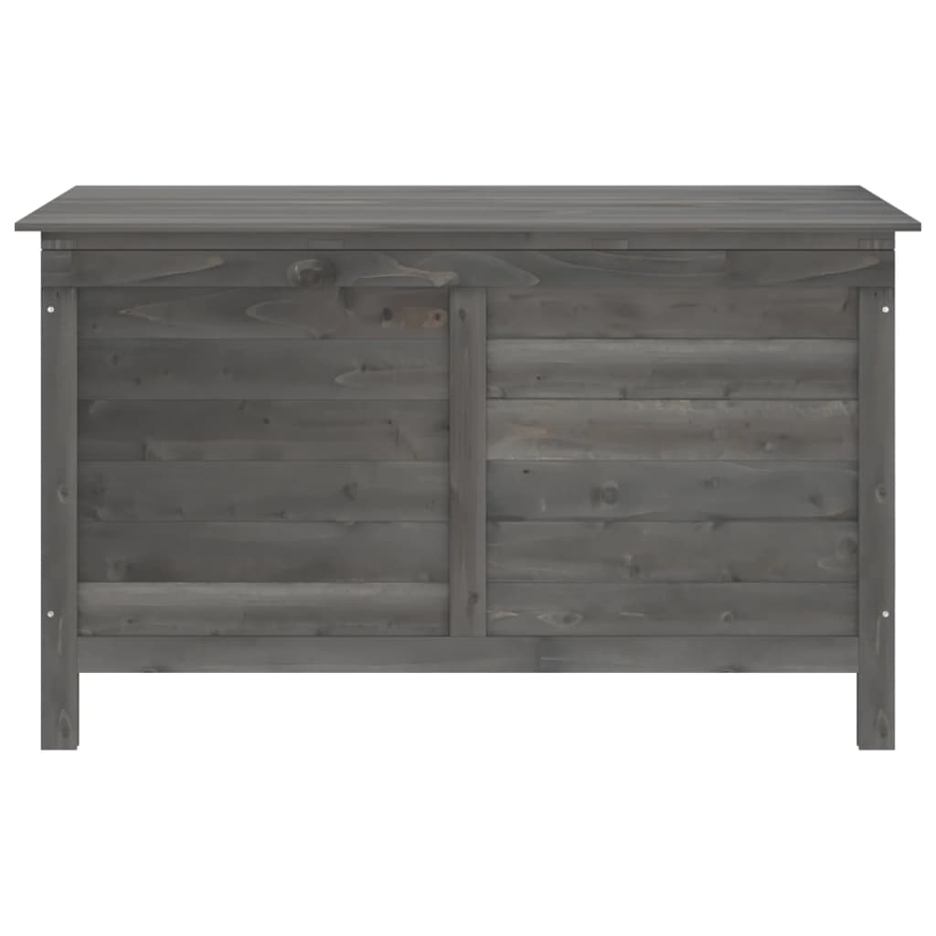 vidaXL Ladă depozitare grădină antracit 99x49,5x58,5cm lemn masiv brad vidaXL Ladă depozitare grădină antracit 99x49,5x58,5cm lemn masiv brad