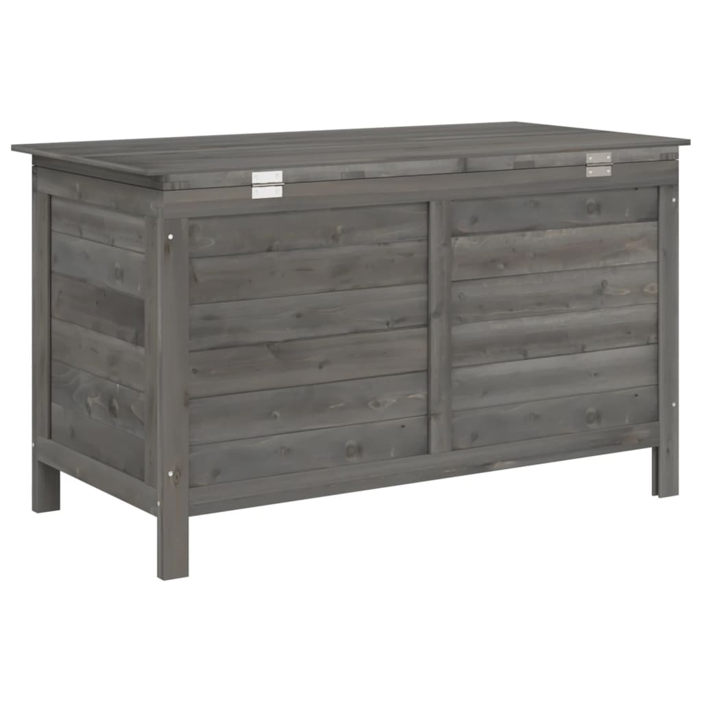 vidaXL Ladă depozitare grădină antracit 99x49,5x58,5cm lemn masiv brad vidaXL Ladă depozitare grădină antracit 99x49,5x58,5cm lemn masiv brad