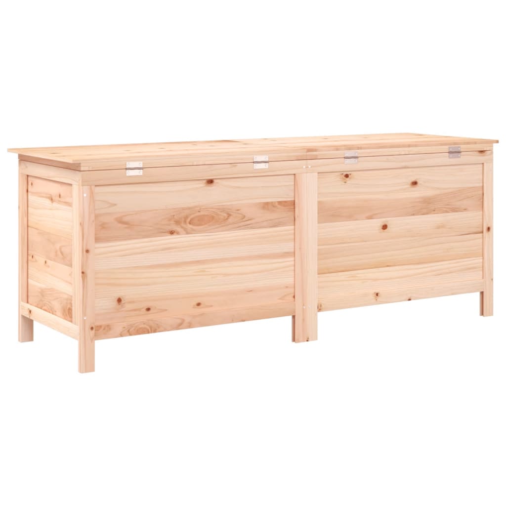 vidaXL Ladă depozitare de grădină 150x50x56,5 cm lemn masiv de brad vidaXL Ladă depozitare de grădină 150x50x56,5 cm lemn masiv de brad