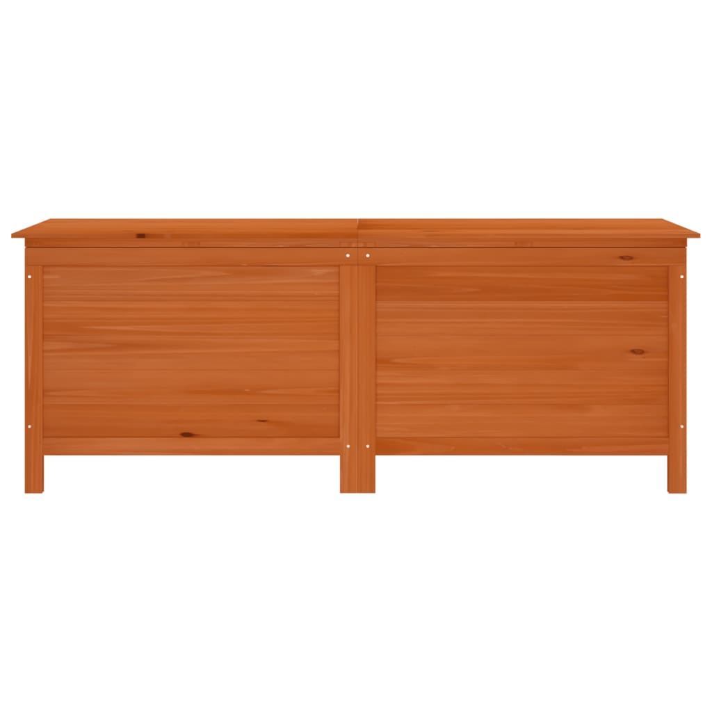 vidaXL Ladă depozitare grădină maro 150x50x56,5 cm lemn masiv brad vidaXL Ladă depozitare grădină maro 150x50x56,5 cm lemn masiv brad