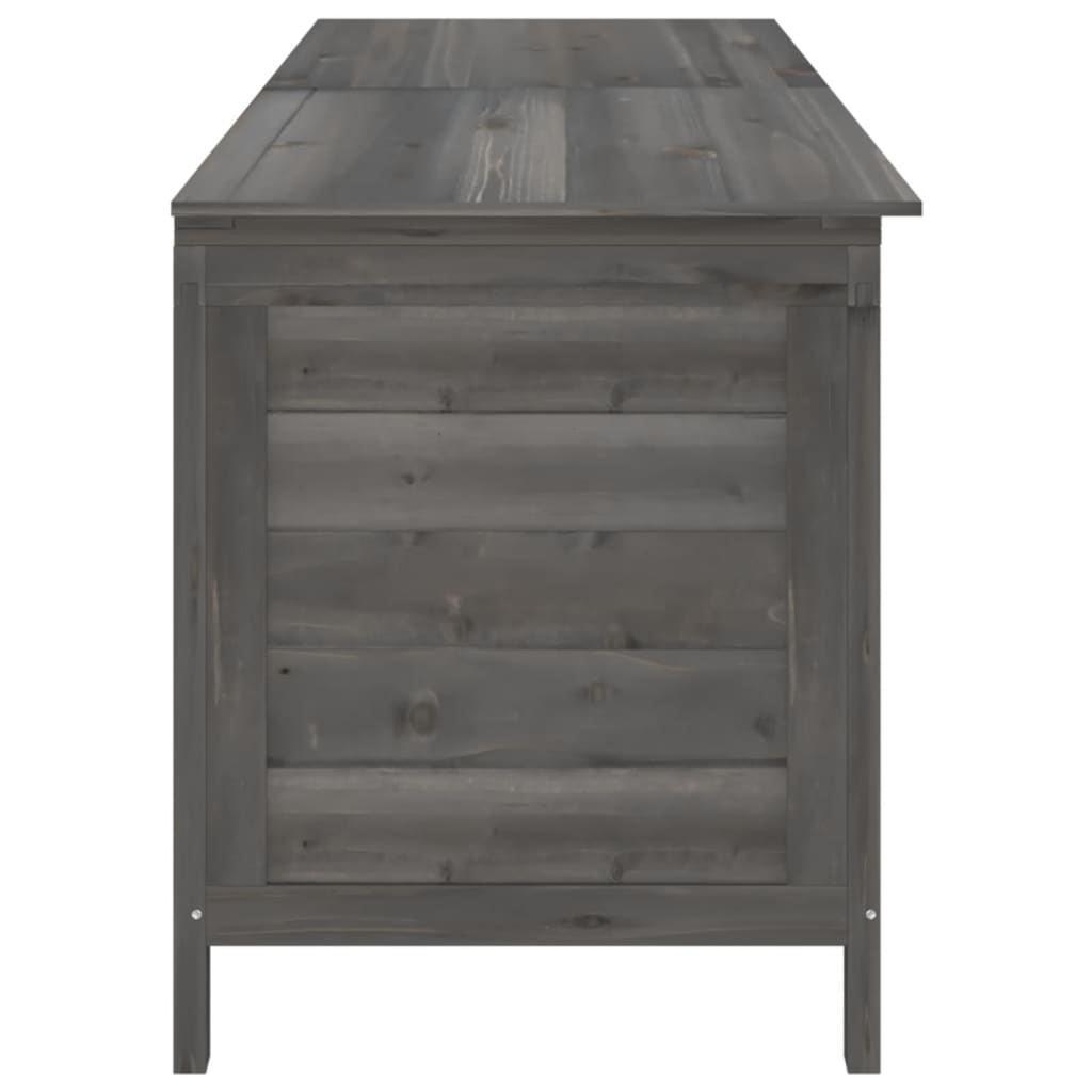 vidaXL Ladă depozitare grădină antracit 198,5x50x56,5 cm lemn brad vidaXL Ladă depozitare grădină antracit 198,5x50x56,5 cm lemn brad