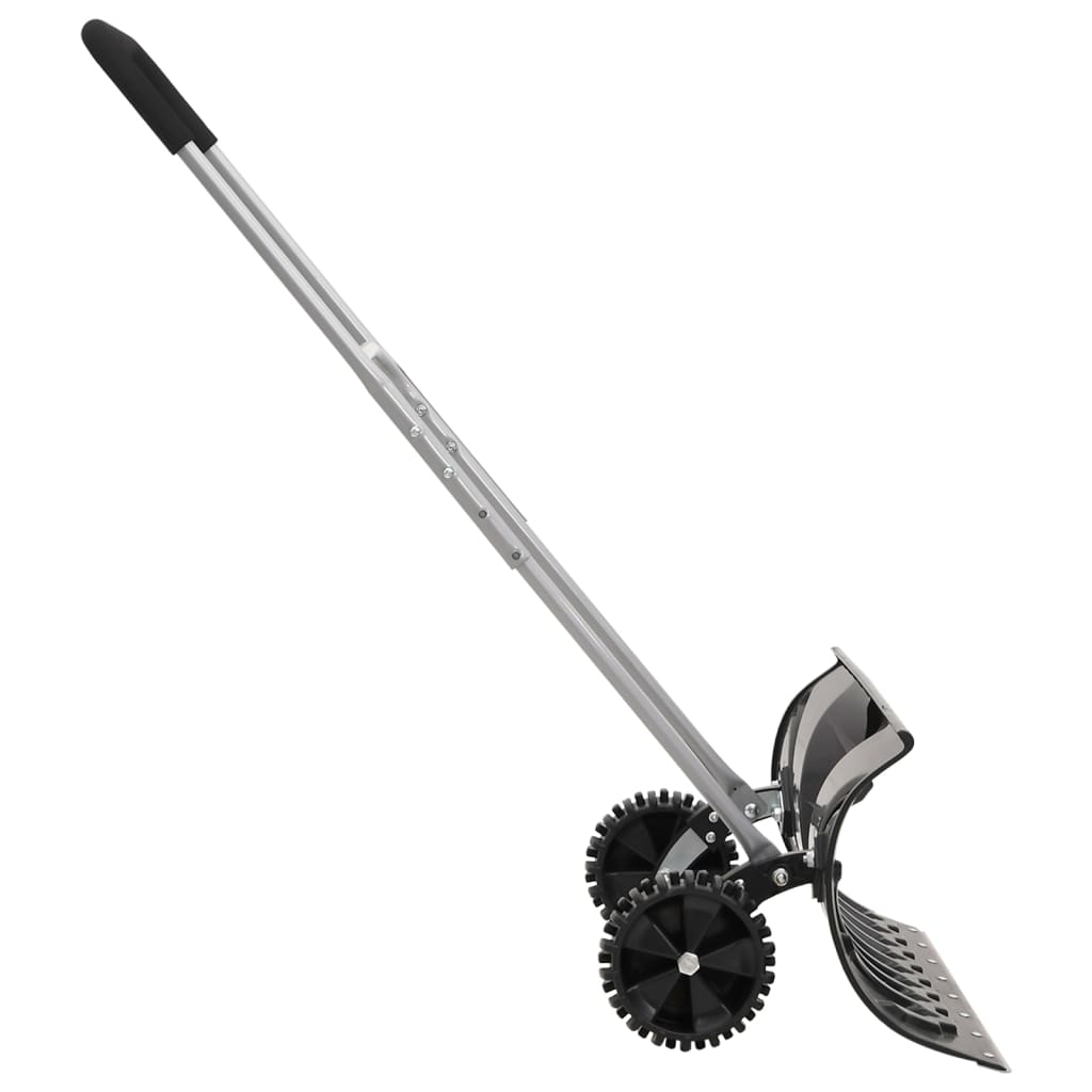 vidaXL Lopată de zăpadă cu mâner extensibil negru 66 cm lamă din oțel vidaXL Lopată de zăpadă cu mâner extensibil negru 66 cm lamă din oțel