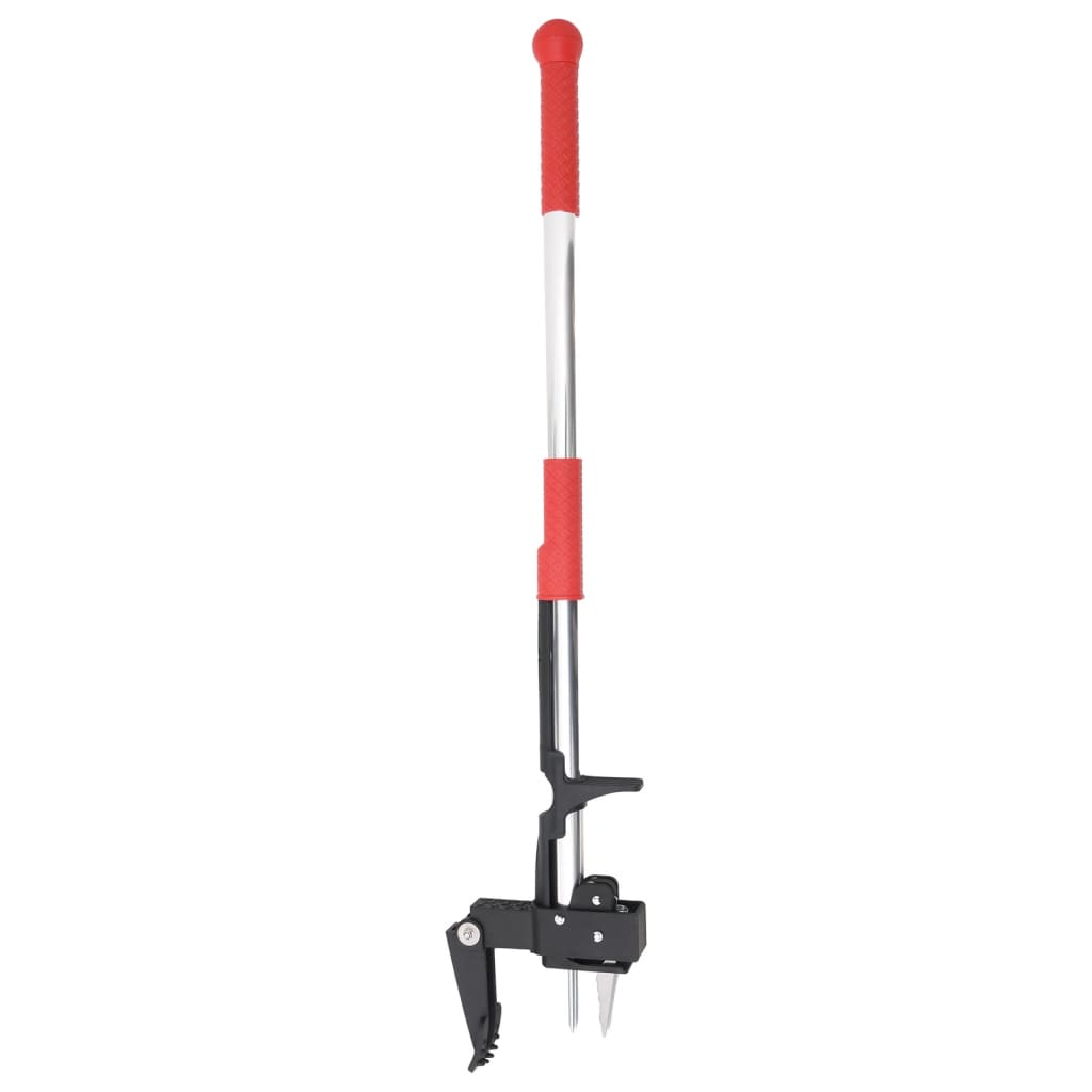 vidaXL Dispozitiv eliminare buruieni roșu & argintiu 99,5 cm aluminiu vidaXL Dispozitiv eliminare buruieni roșu & argintiu 99,5 cm aluminiu