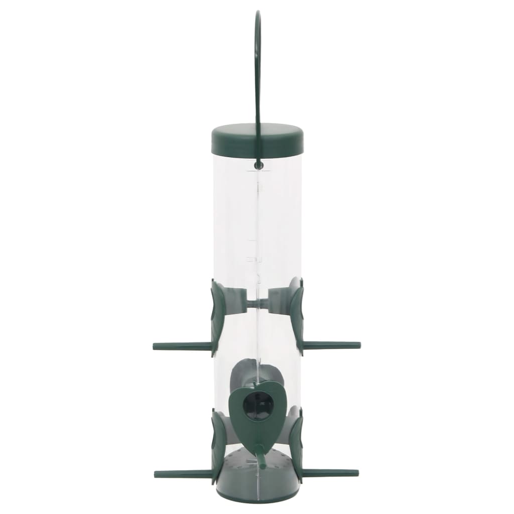 vidaXL Hrănitoare pentru păsări, 3 buc., verde închis, 17x17x32 cm vidaXL Hrănitoare pentru păsări, 3 buc., verde închis, 17x17x32 cm