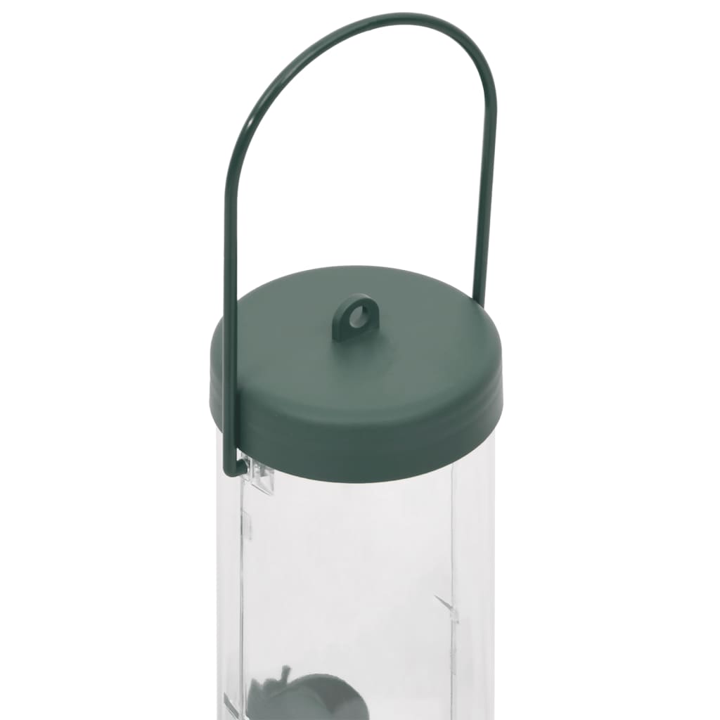 vidaXL Hrănitoare pentru păsări, 3 buc., verde închis, 17x17x32 cm vidaXL Hrănitoare pentru păsări, 3 buc., verde închis, 17x17x32 cm