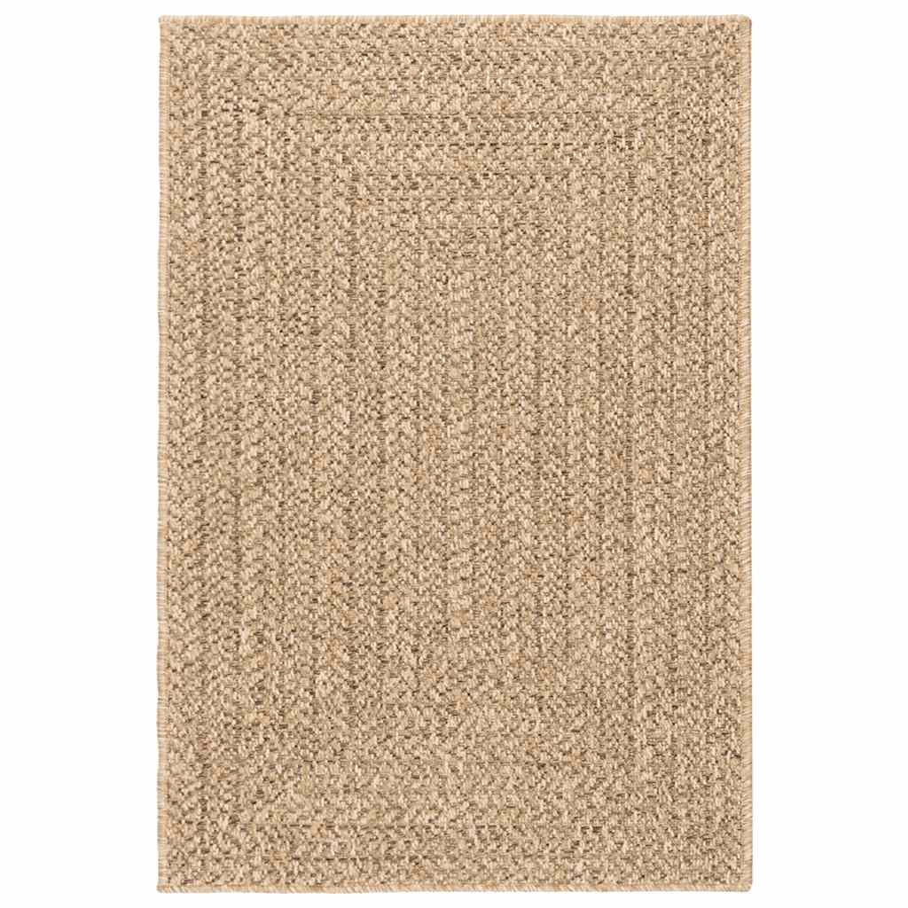vidaXL Covor ZIZUR aspect iută 140x200 cm, pentru interior și exterior vidaXL Covor ZIZUR aspect iută 140x200 cm, pentru interior și exterior