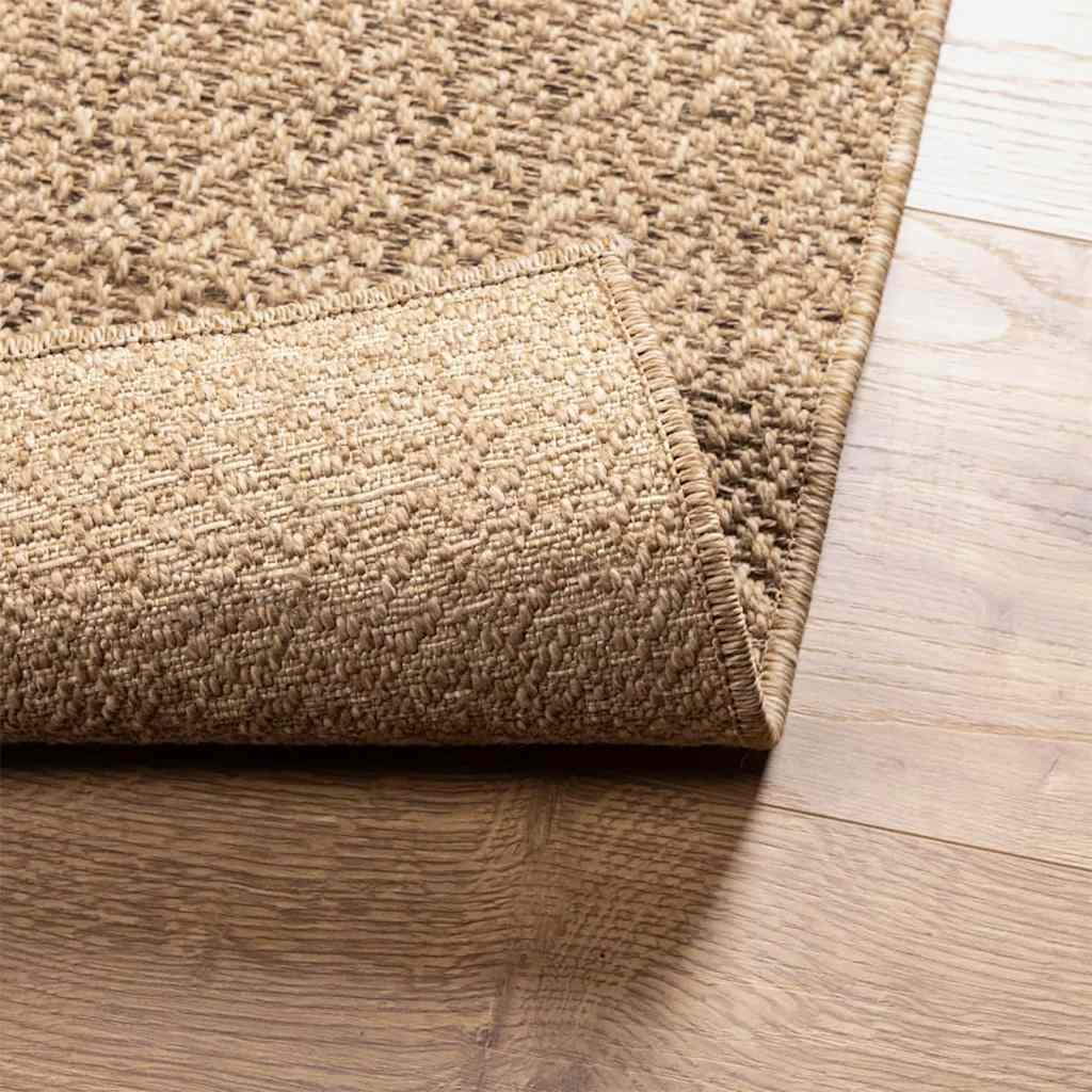 vidaXL Covor ZIZUR aspect iută 140x200 cm, pentru interior și exterior vidaXL Covor ZIZUR aspect iută 140x200 cm, pentru interior și exterior