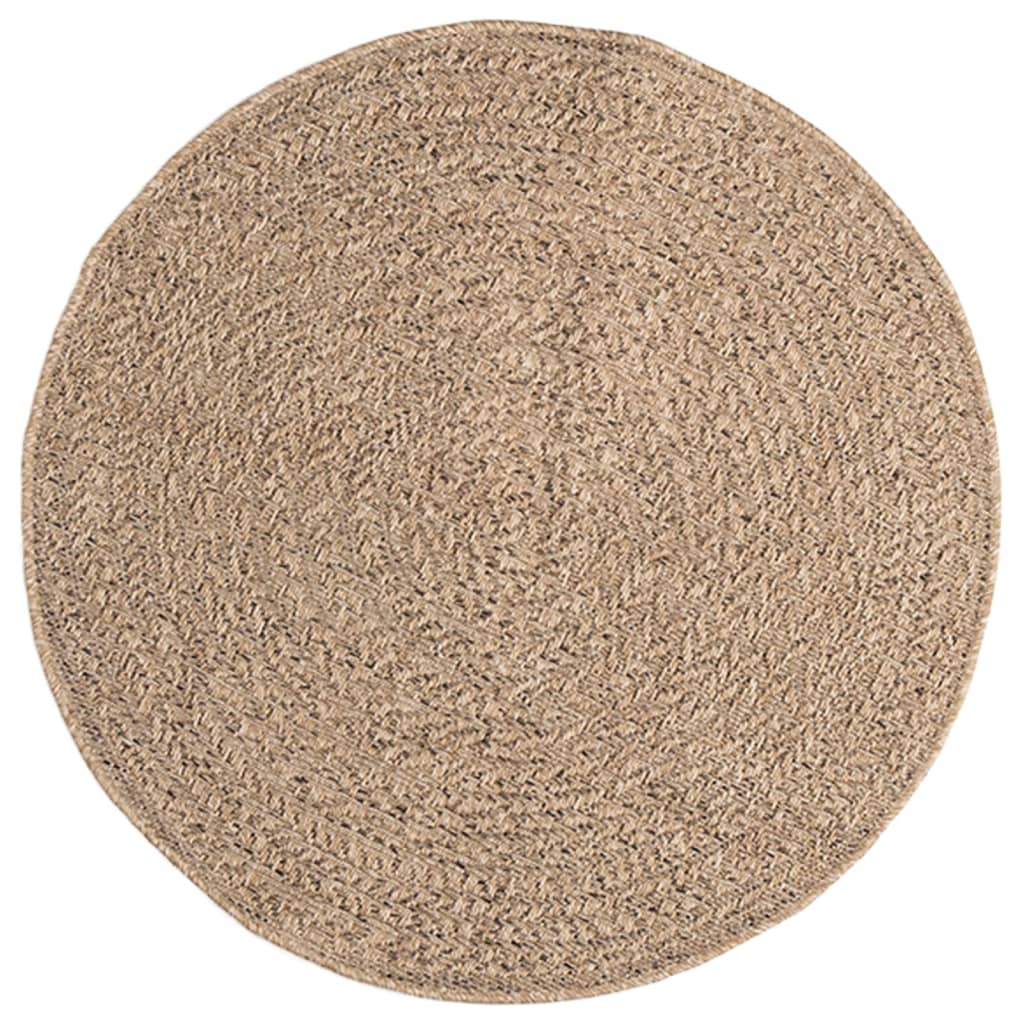 vidaXL Covor ZIZUR aspect iută, 90 cm, pentru interior și exterior vidaXL Covor ZIZUR aspect iută, 90 cm, pentru interior și exterior