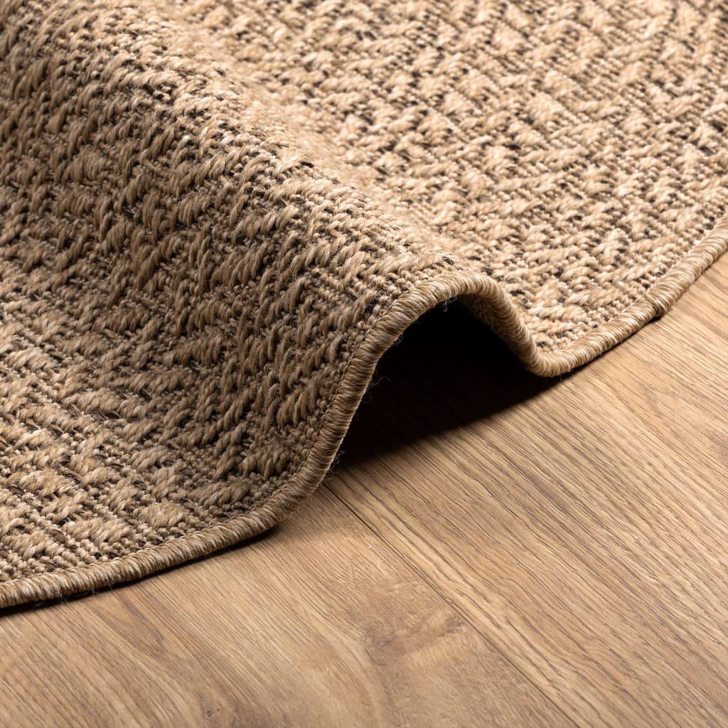 vidaXL Covor ZIZUR aspect iută, 90 cm, pentru interior și exterior vidaXL Covor ZIZUR aspect iută, 90 cm, pentru interior și exterior