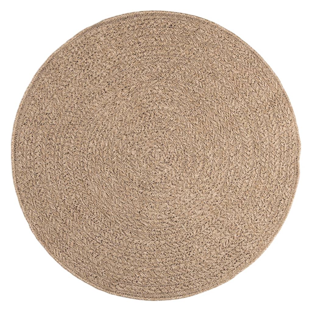 vidaXL Covor ZIZUR, aspect iută, 120 cm, pentru interior și exterior