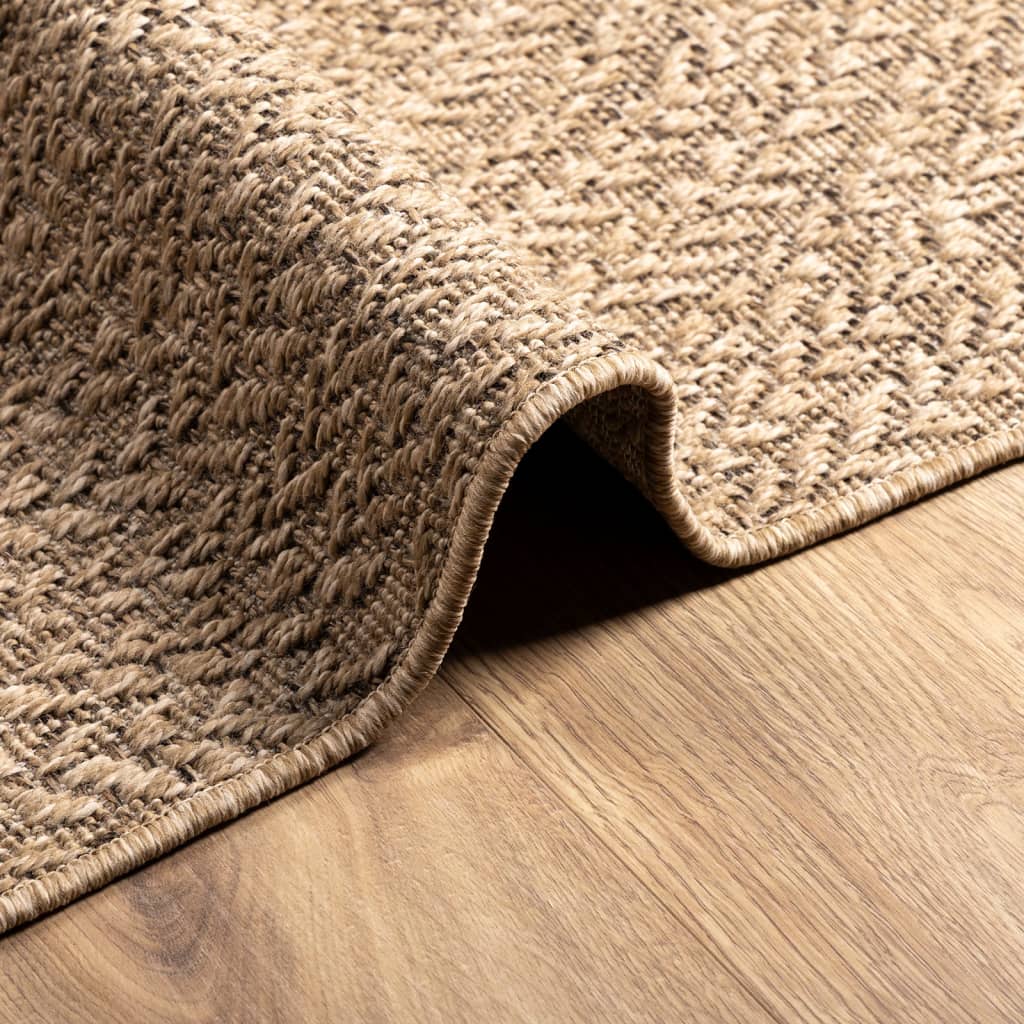 vidaXL Covor ZIZUR aspect iută, 80x150 cm, pentru interior și exterior vidaXL Covor ZIZUR aspect iută, 80x150 cm, pentru interior și exterior