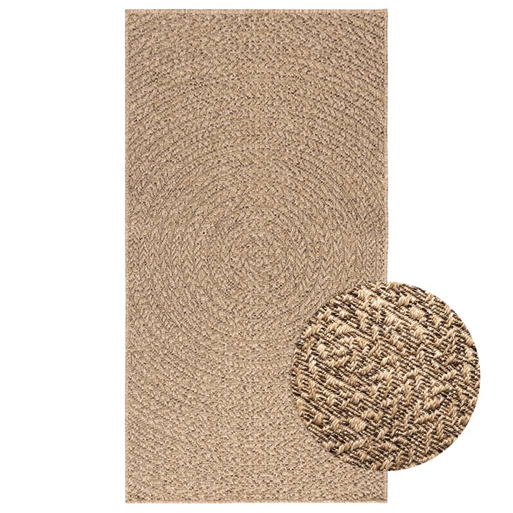 vidaXL Covor ZIZUR aspect iută, 80x150 cm, pentru interior și exterior vidaXL Covor ZIZUR aspect iută, 80x150 cm, pentru interior și exterior