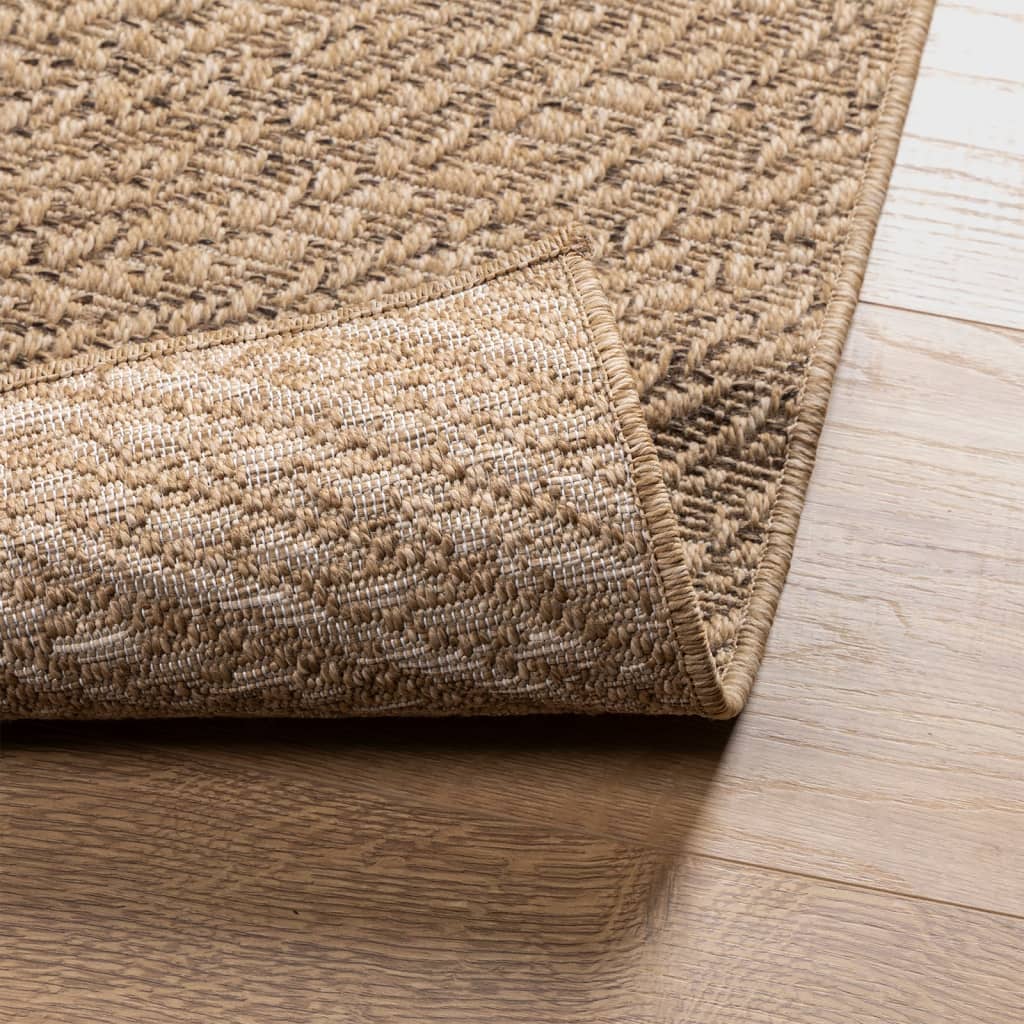 vidaXL Covor ZIZUR aspect iută 120x170 cm, pentru interior și exterior vidaXL Covor ZIZUR aspect iută 120x170 cm, pentru interior și exterior