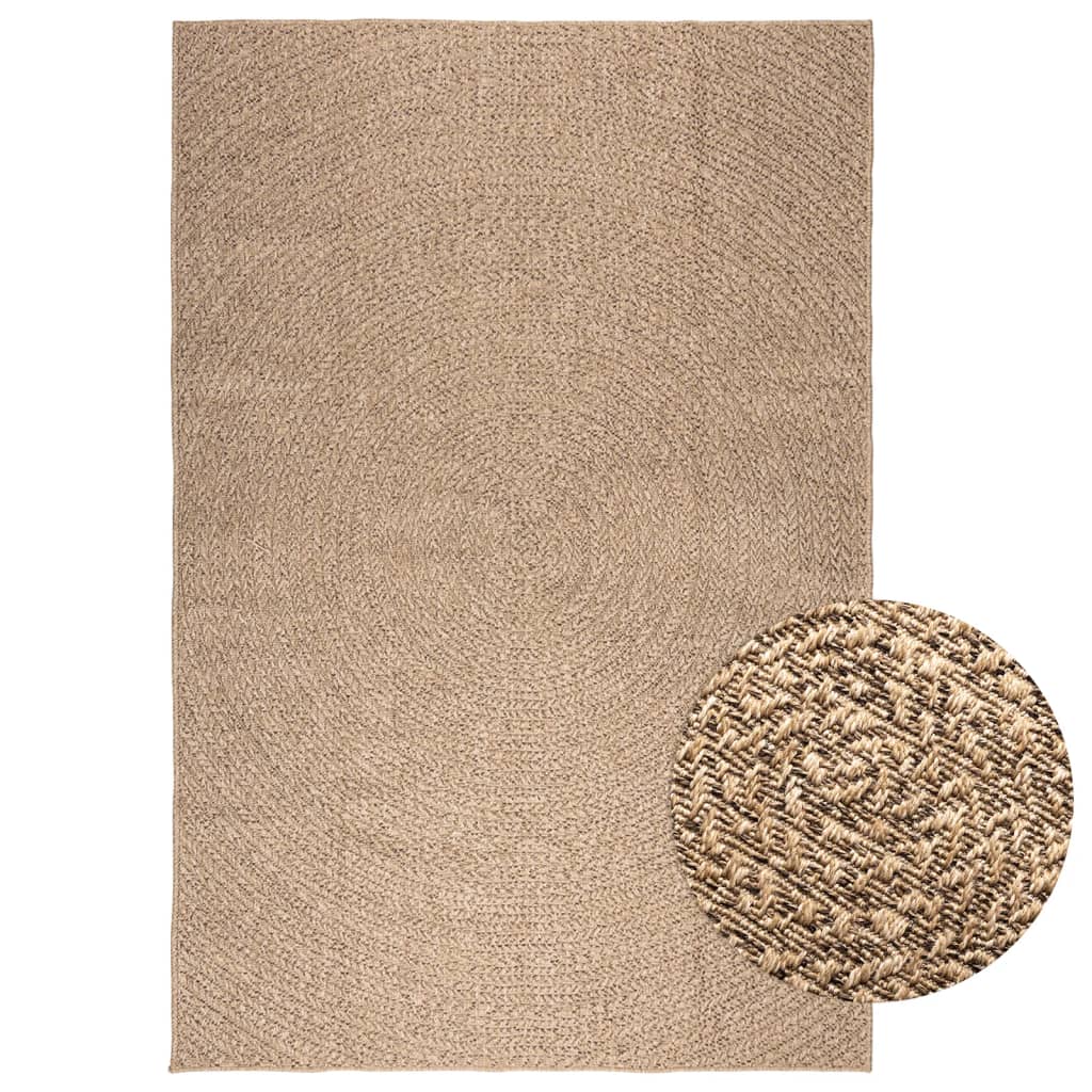 vidaXL Covor ZIZUR aspect iută 160x230 cm, pentru interior și exterior