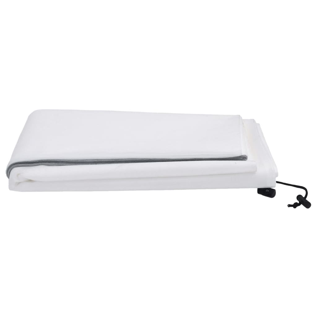 vidaXL Protecție de fleece plante cu fermoar 2 buc 70 g/m² 1,2x1,8 m