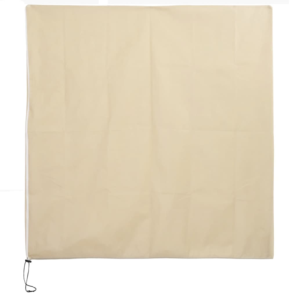 vidaXL Protecție de fleece plante cu fermoar 2 buc 70 g/m² 1,55x1,55 m