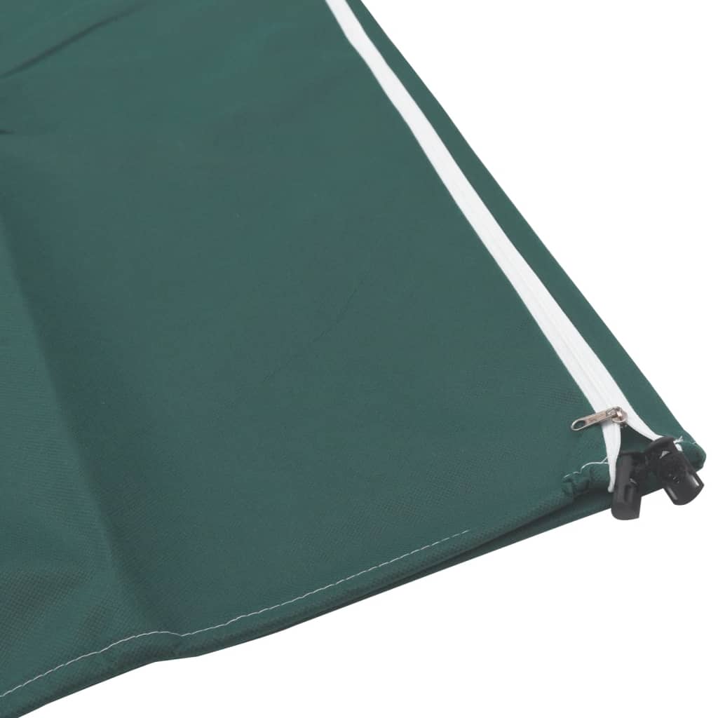 vidaXL Protecție de fleece pt plante, cu fermoar, 70 g/m², 2,36x2 m