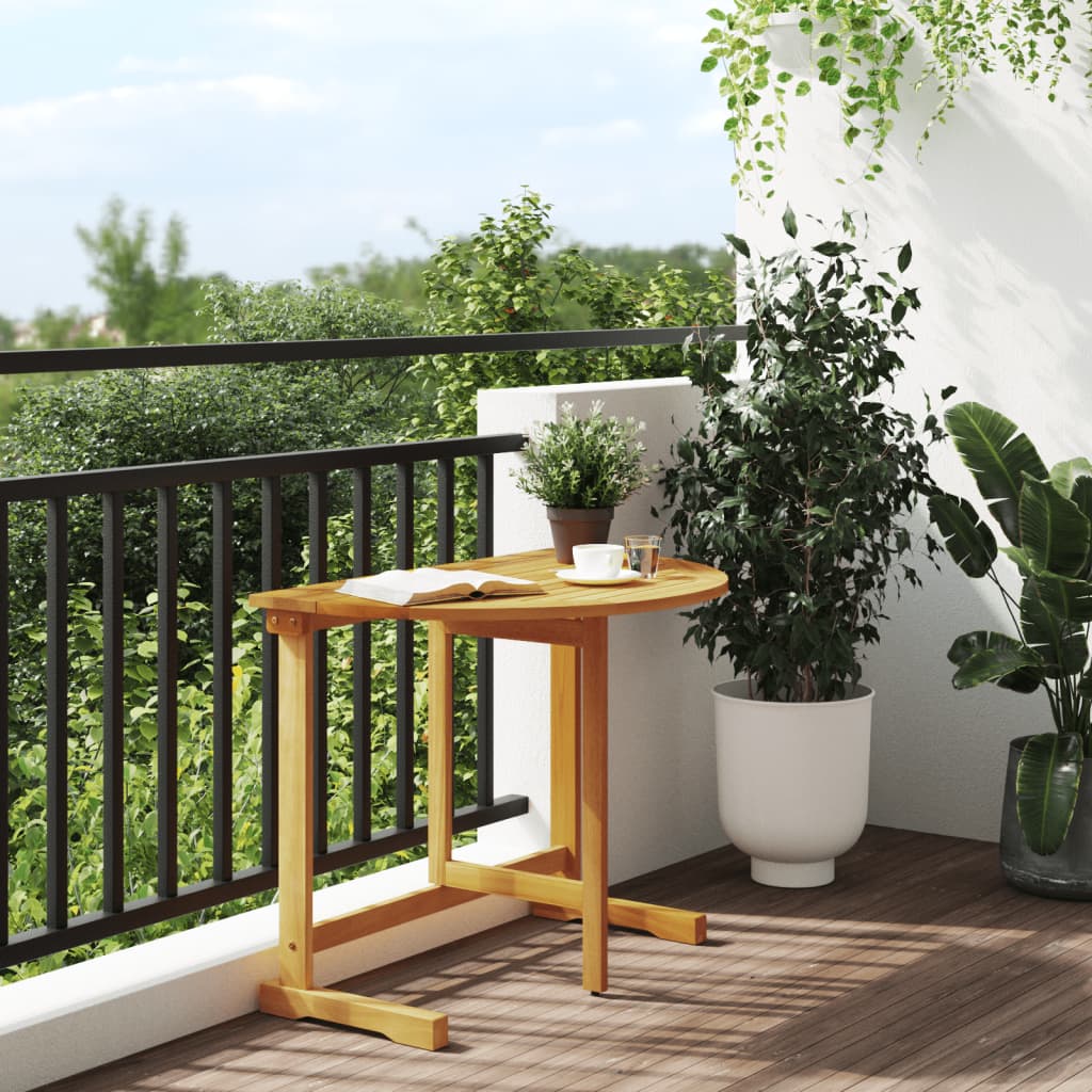 vidaXL Masă de balcon pliabilă, 90x60x72 cm, lemn masiv de acacia vidaXL Masă de balcon pliabilă, 90x60x72 cm, lemn masiv de acacia