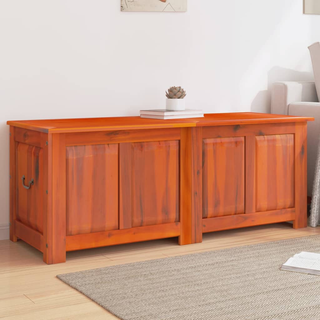 vidaXL Cufăr de depozitare cu capac, maro, lemn masiv de acacia vidaXL Cufăr de depozitare cu capac, maro, lemn masiv de acacia