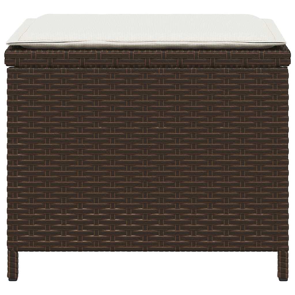 vidaXL Scaune de grădină cu perne, 4 buc., maro 41x41x36 cm poliratan vidaXL Scaune de grădină cu perne, 4 buc., maro 41x41x36 cm poliratan