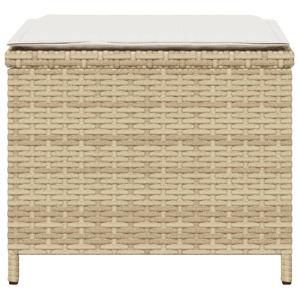 vidaXL Scaune de grădină cu perne, 4 buc., bej, 41x41x36 cm, poliratan vidaXL Scaune de grădină cu perne, 4 buc., bej, 41x41x36 cm, poliratan