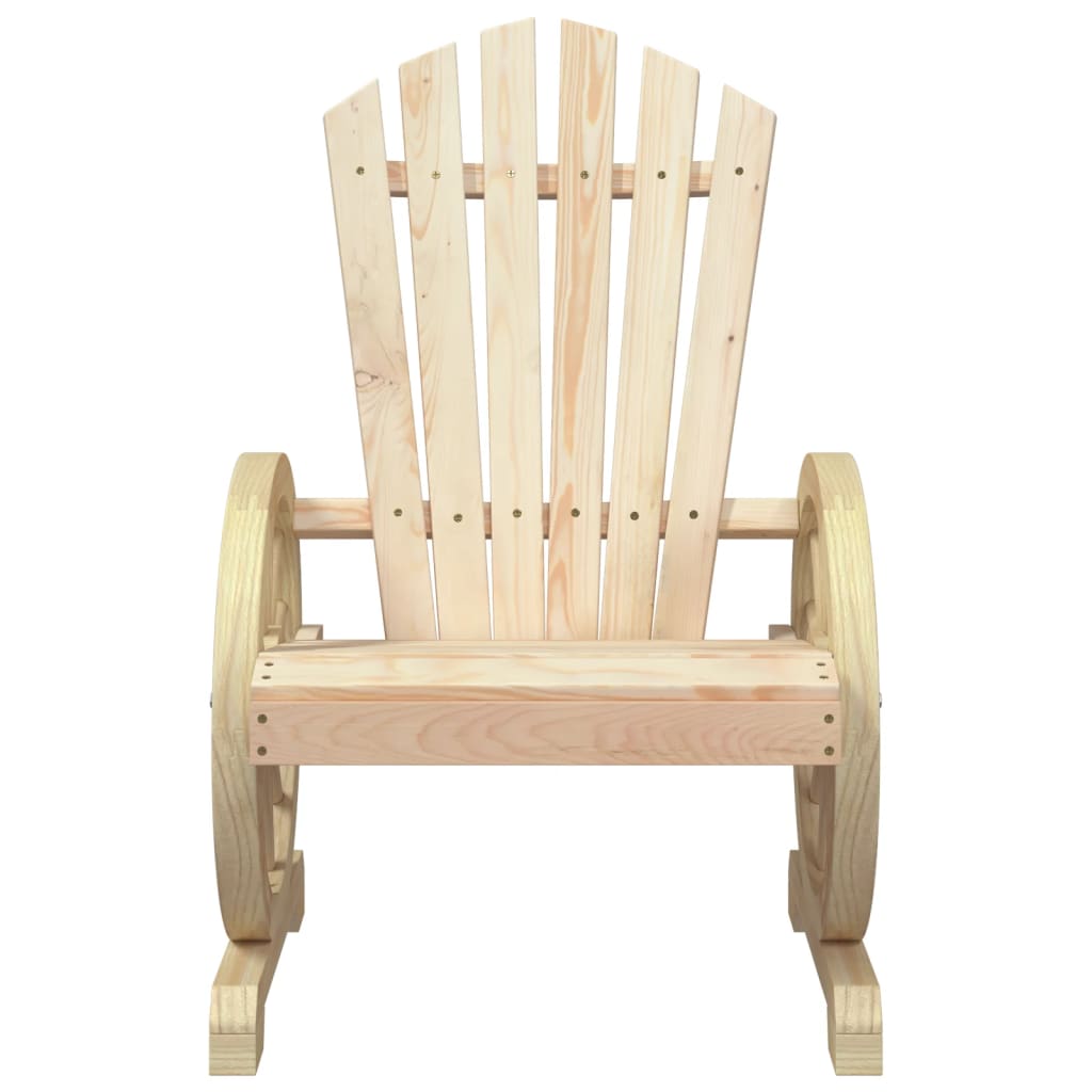 vidaXL Scaun de grădină Adirondack, lemn masiv de brad vidaXL Scaun de grădină Adirondack, lemn masiv de brad