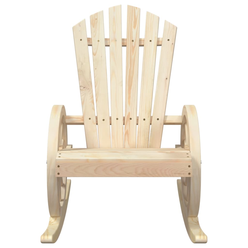vidaXL Scaun balansoar Adirondack, lemn masiv de brad vidaXL Scaun balansoar Adirondack, lemn masiv de brad